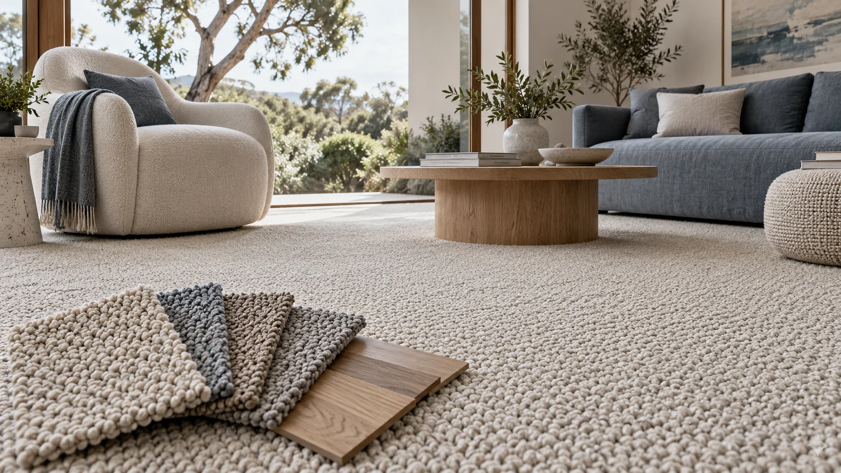 AI-generated illustration inspired by carpet court industry imagery
