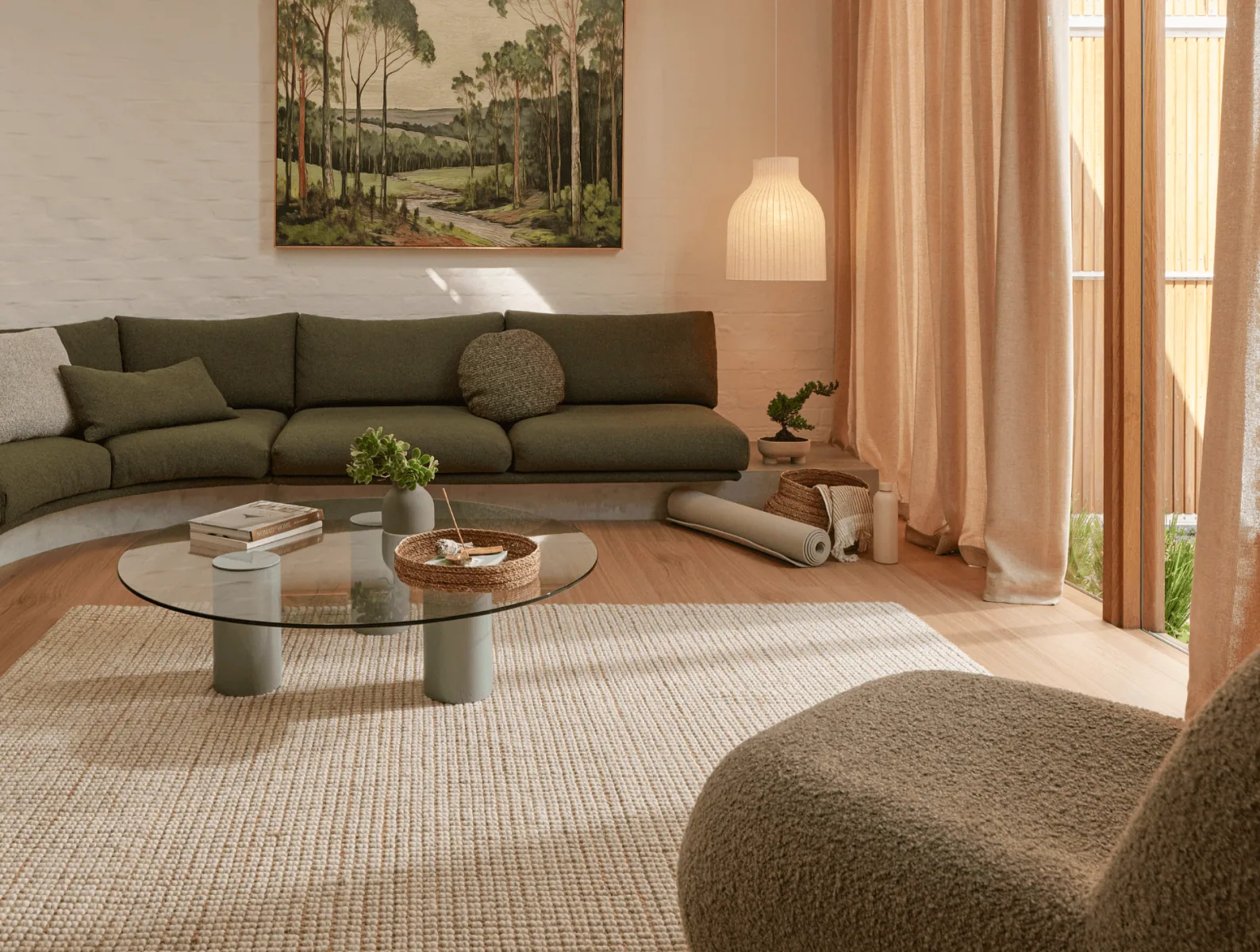 Carpet Court room interior with flooring and furnishings