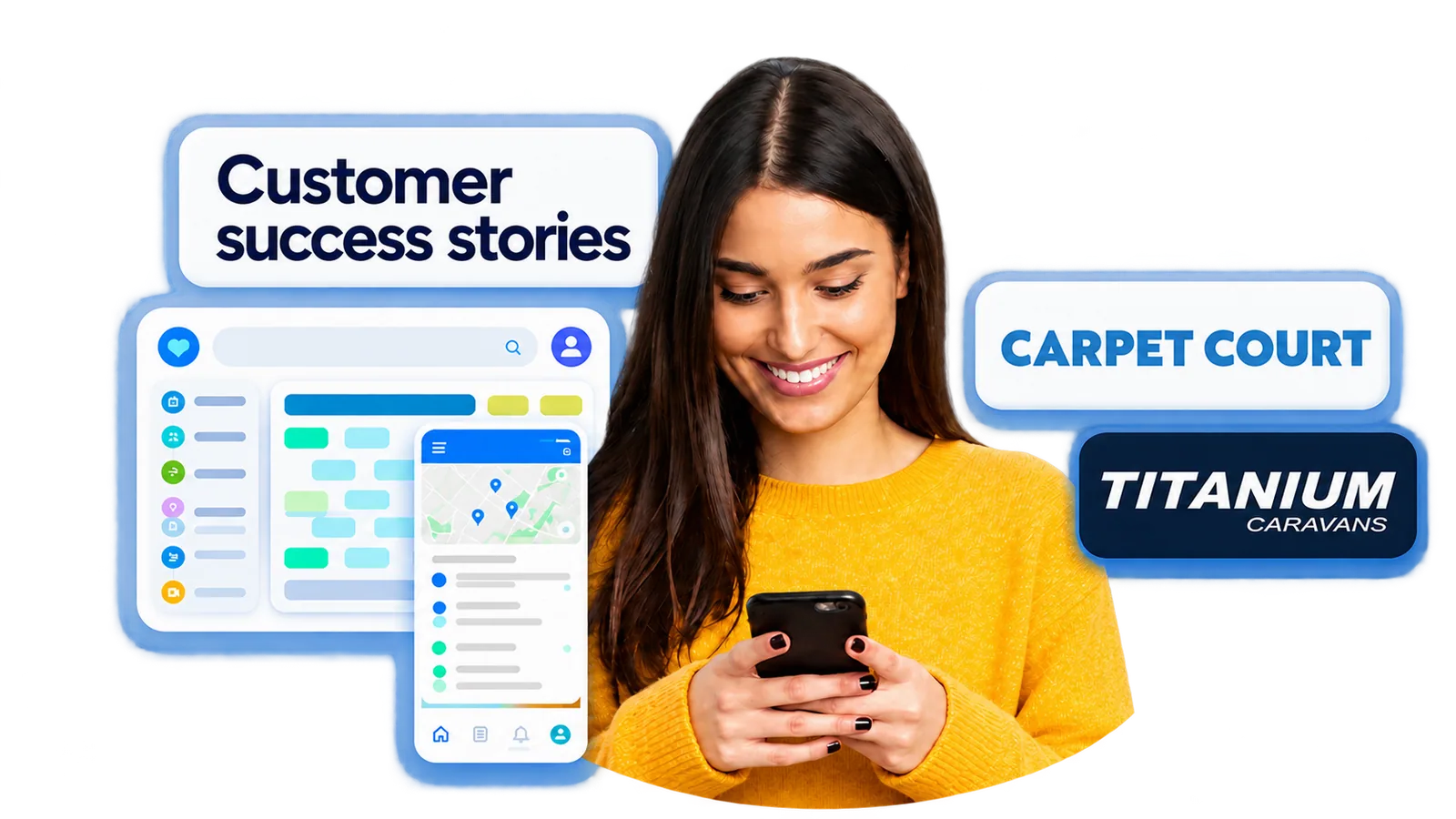 Customer success stories: Carpet Court and Titanium Caravans