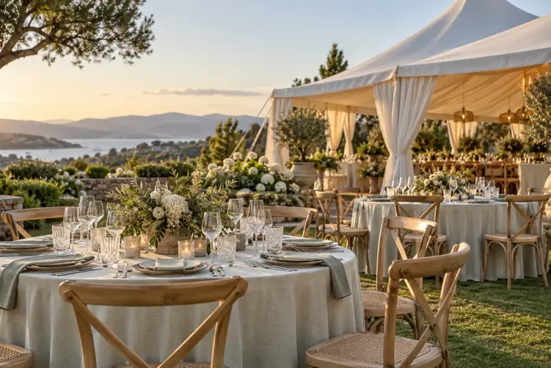 Outdoor event setting — illustrative industry image
