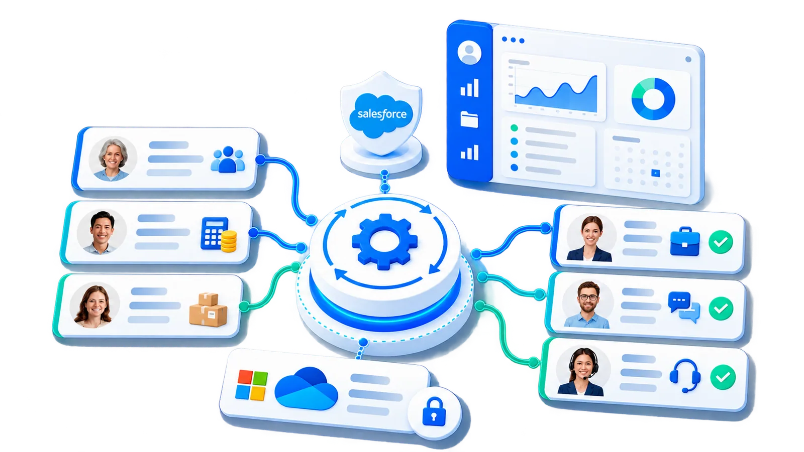 Connected people, systems and Salesforce