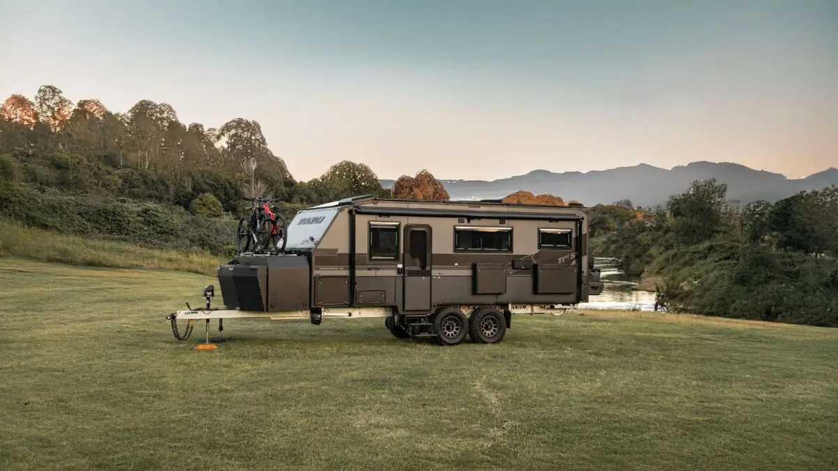 Titanium S4 caravan outdoors