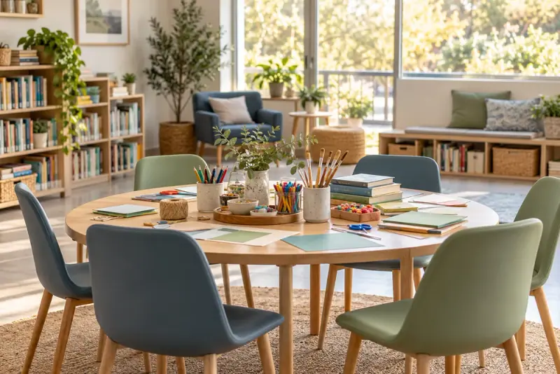 Welcoming community workshop space — illustrative industry image