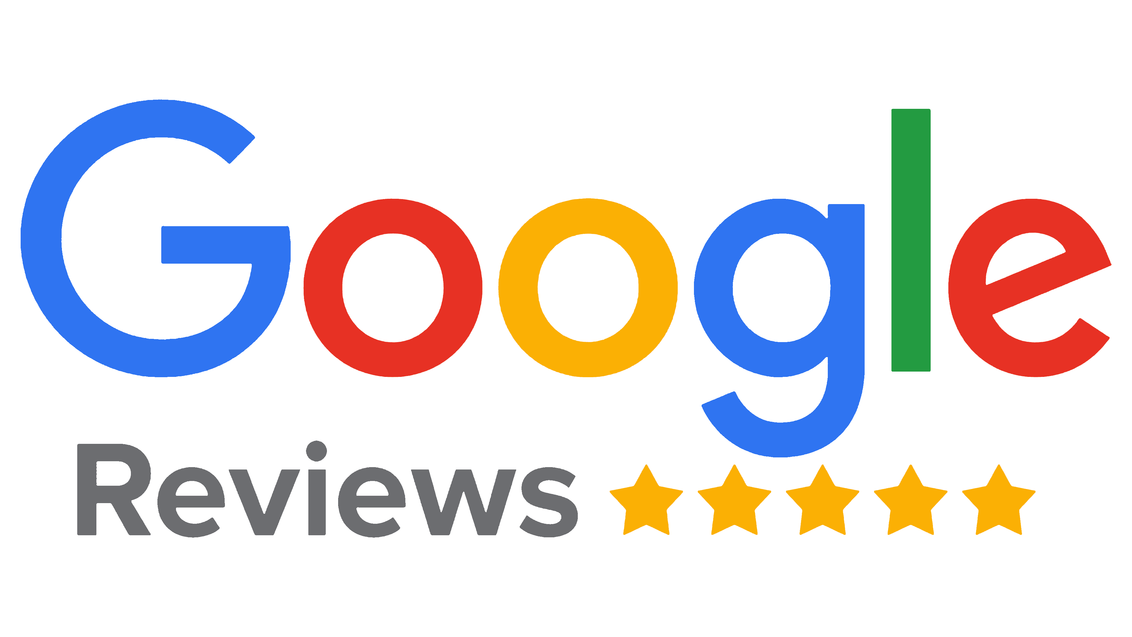 Google Reviews, five stars