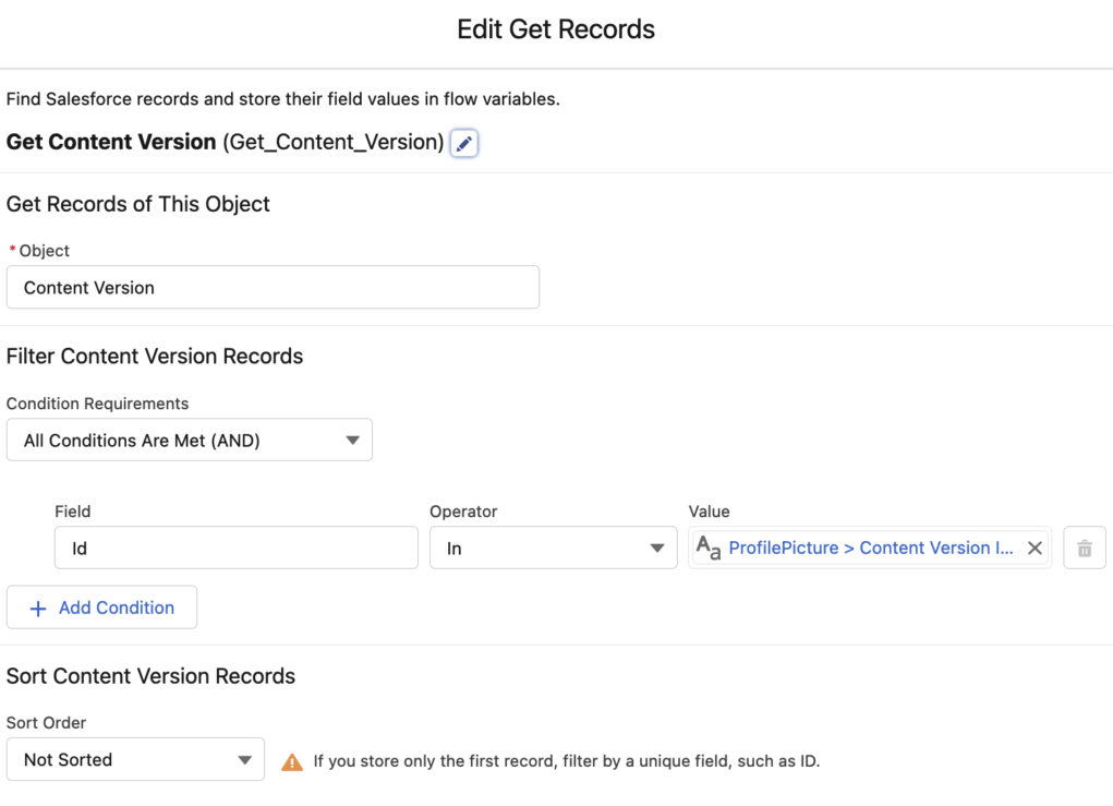 How to Expose a File via Salesforce Flow