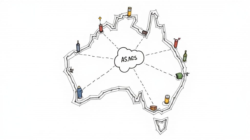 fmcg australia companies distribution network