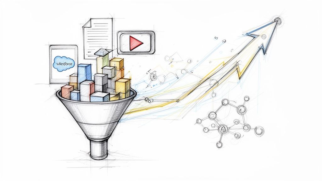 content marketing services growth funnel